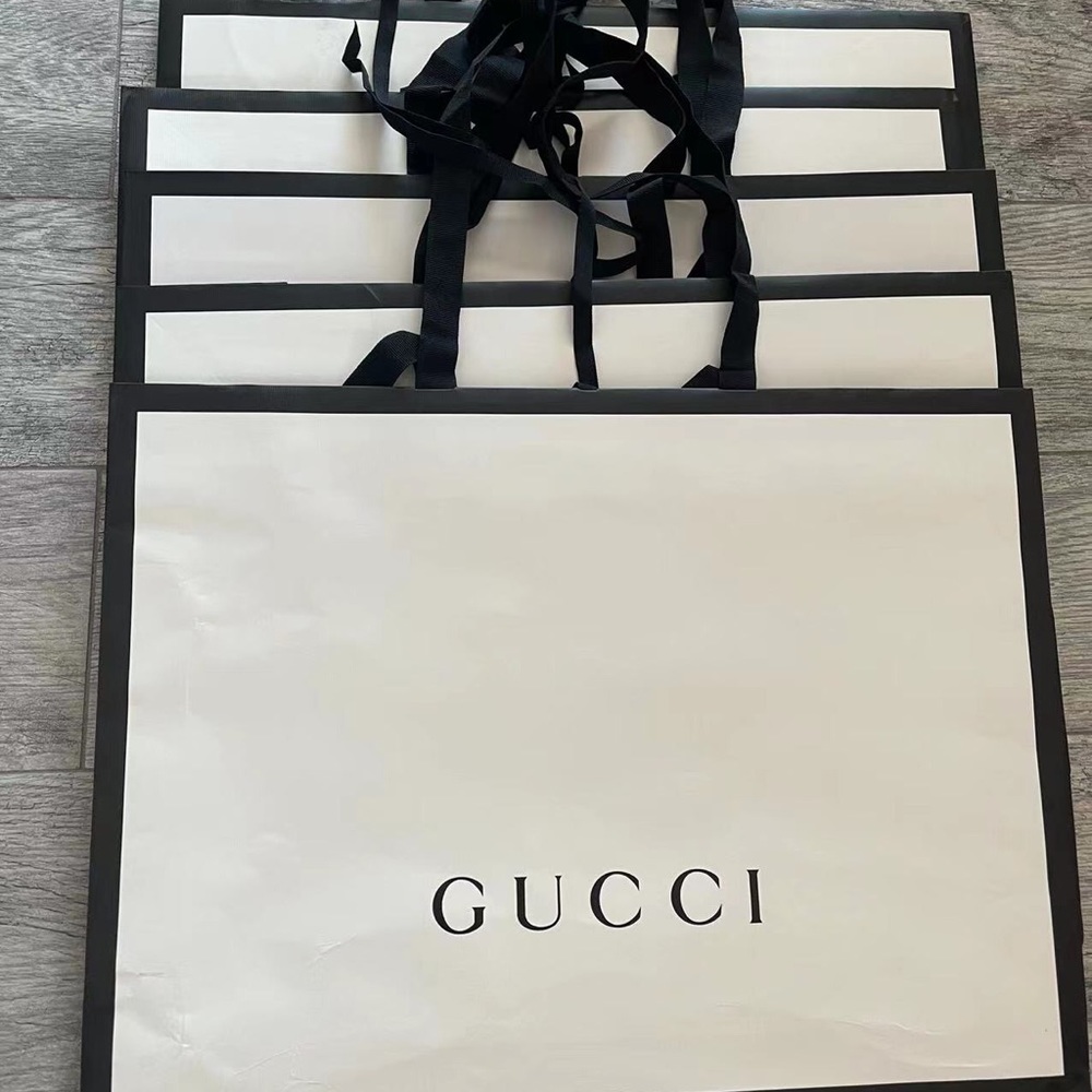 Gucci shopping bags